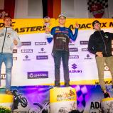 Holzgerlingen Jahresehrung beim ADAC MX Masters v.l.n.r.: Jeffrey Dewulf (Belgien/KTM/KTM Sarholz Racing Team), Henry Jacobi (Deutschland/Husqvarna/STC Husqvarna Racing), Jens Getteman (Belgien/Kawasaki/Monster Energy Kawasaki Elf Team Pfeil)